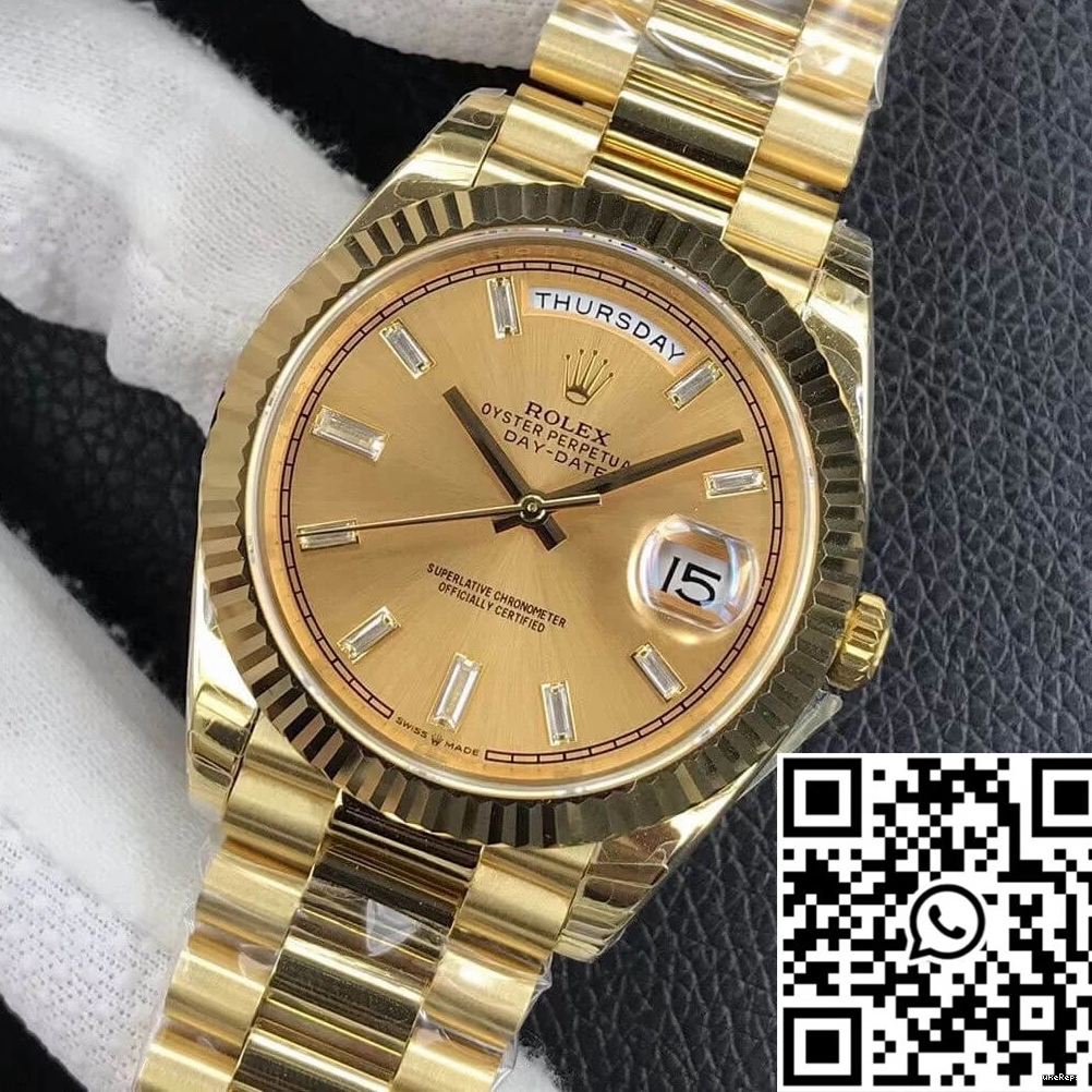 Gold Yellow M228238-0005 Rolex Date EW Day Factory 0513